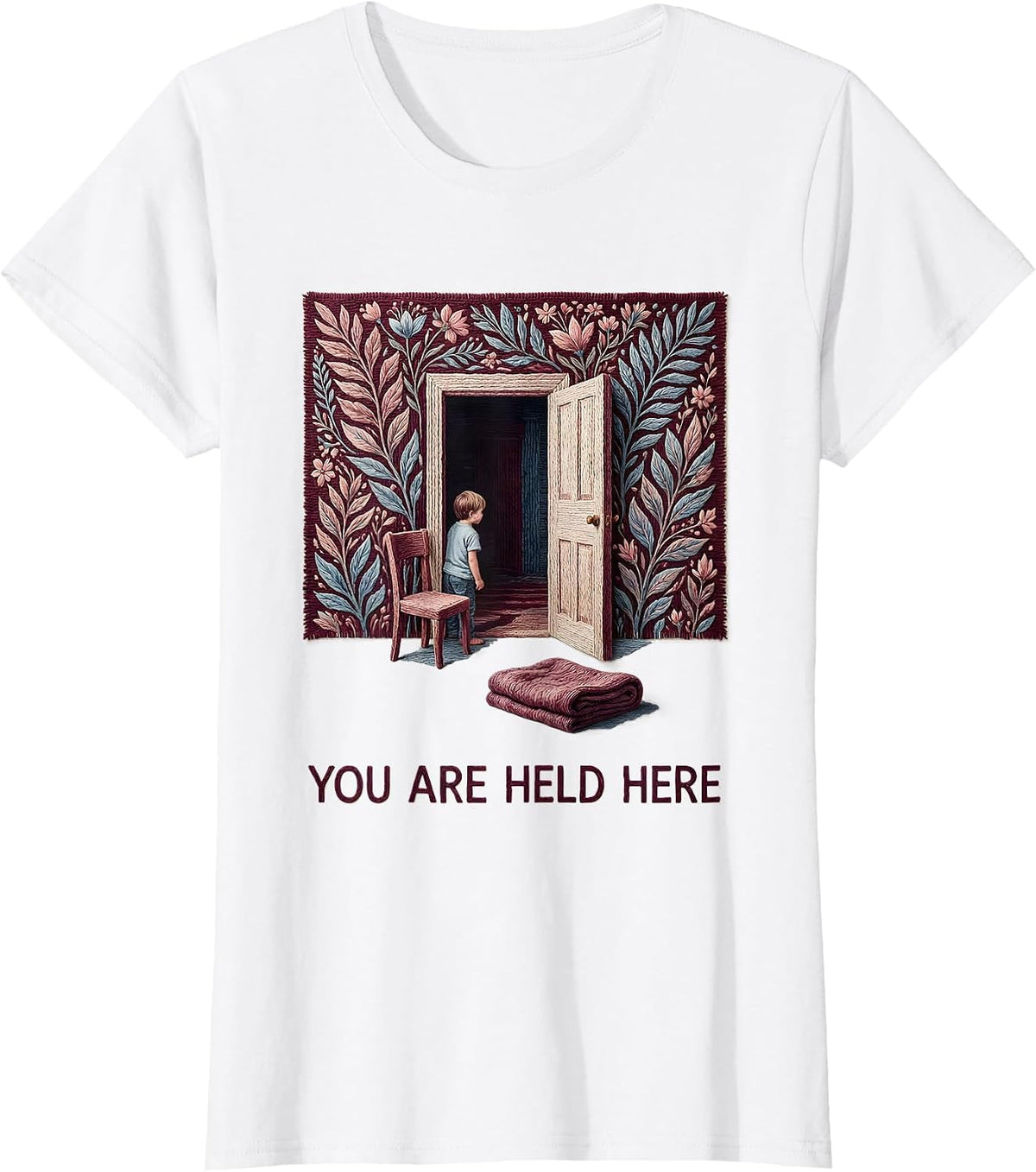You Are Held Here Supportive Counseling Awareness Counselor T-Shirt - White