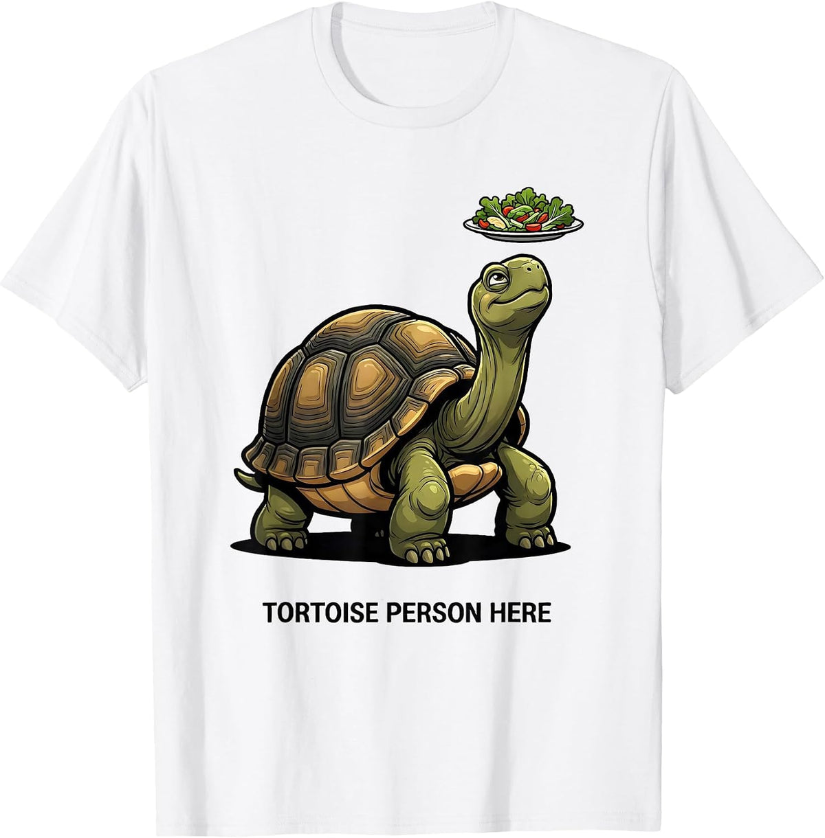 Men's Tortoise Person Here Funny Tortoise Lover Pet Humor T-Shirt - White