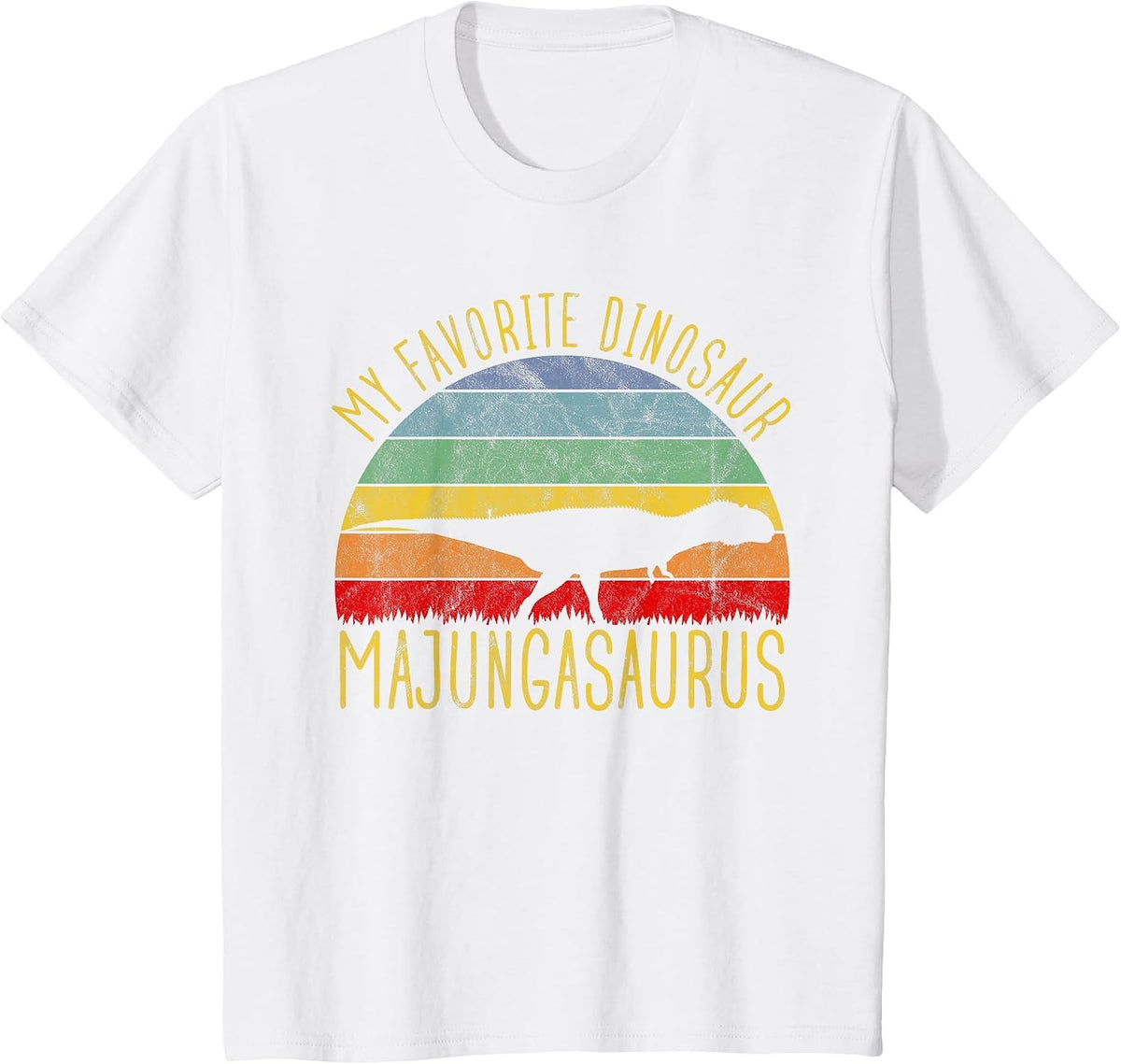 Majungasaurus is My Favorite Dinosaur Dino Lovers T-Shirt - White