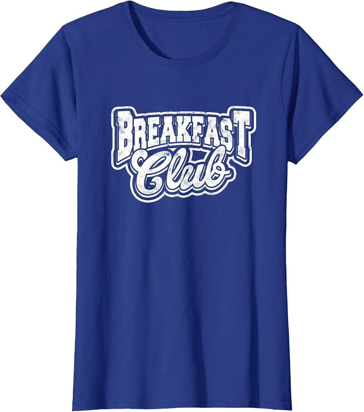 Breakfast Club - Coffee Lover and Foodie Breakfast T-Shirt - Royal Blue