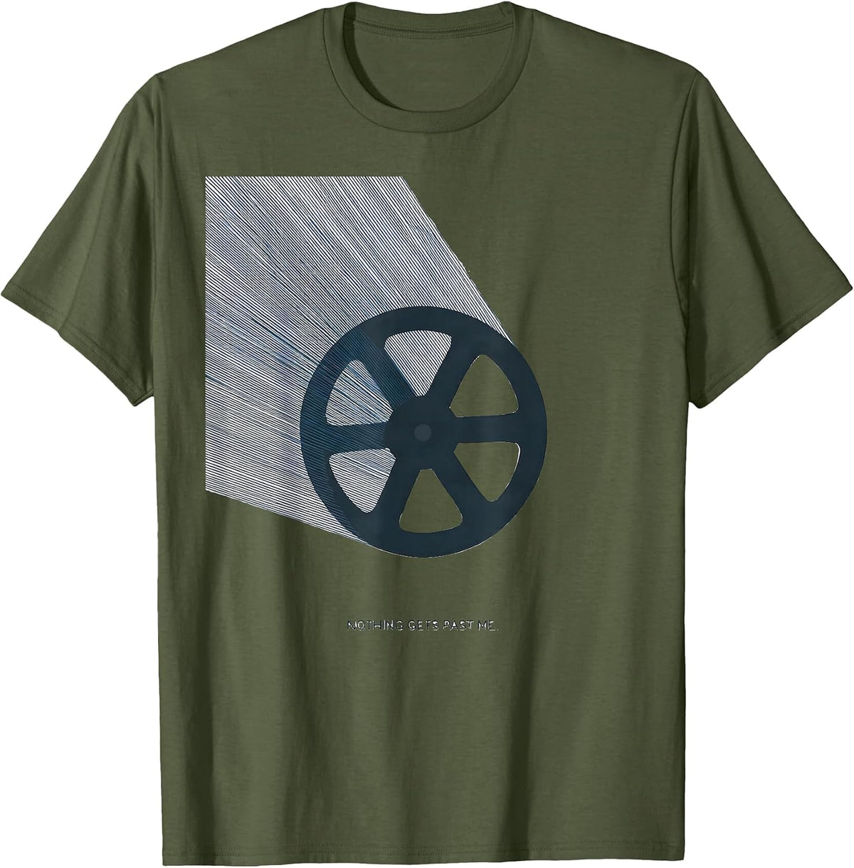 Nothing Gets Past Me Funny Plumber Pipefitter Trade Humor T-Shirt - Olive Green
