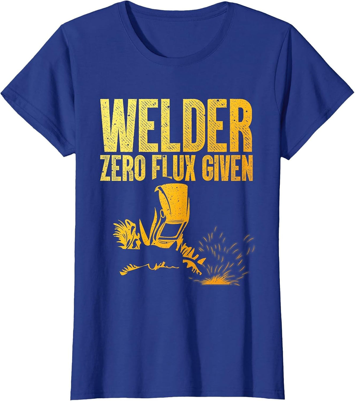Best Welding Art for Men Women MIG/TIG Welding Metal Welder T-Shirt - Royal Blue