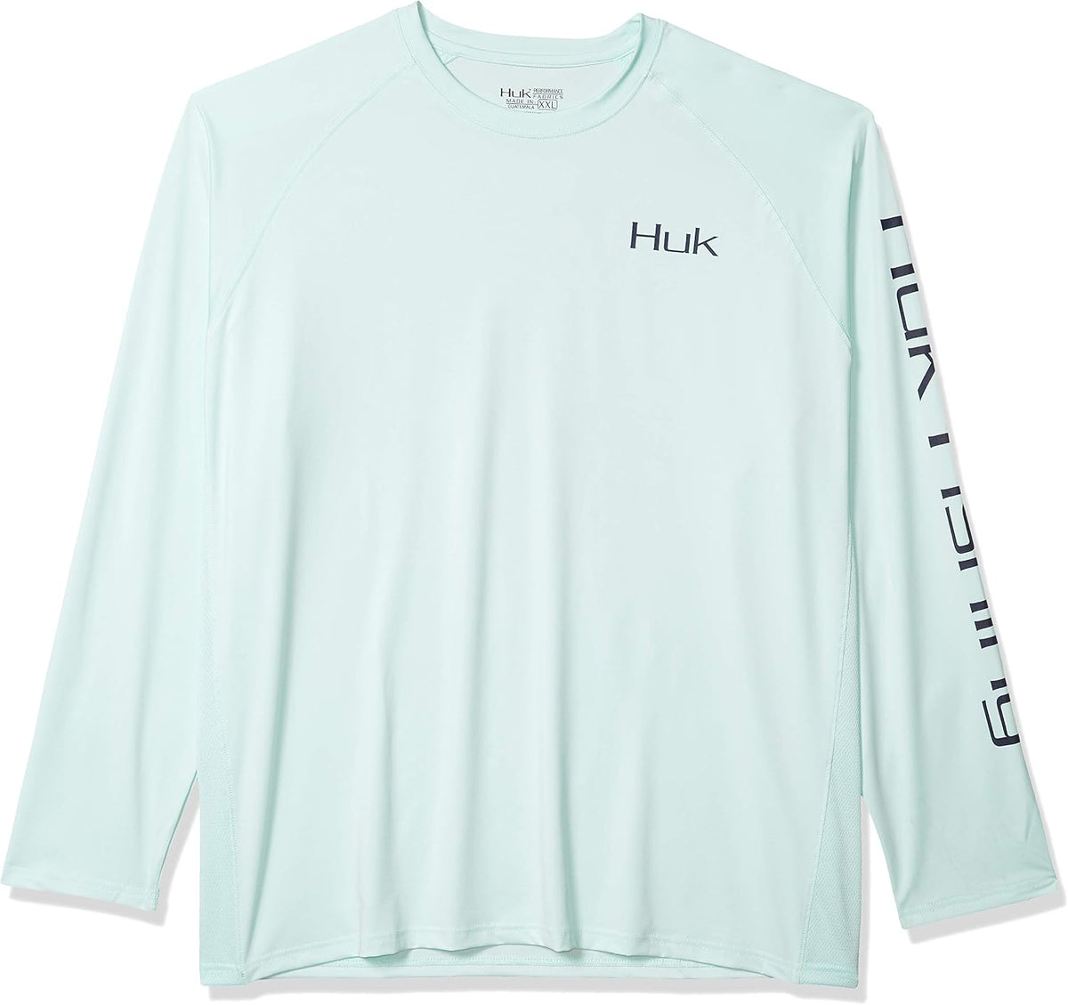 Huk Men's Pursuit Bill Fish Art Slam | Long Sleeve Performance Fishing Shirt With +30 UPF Sun Protection - Bill Fish Art
