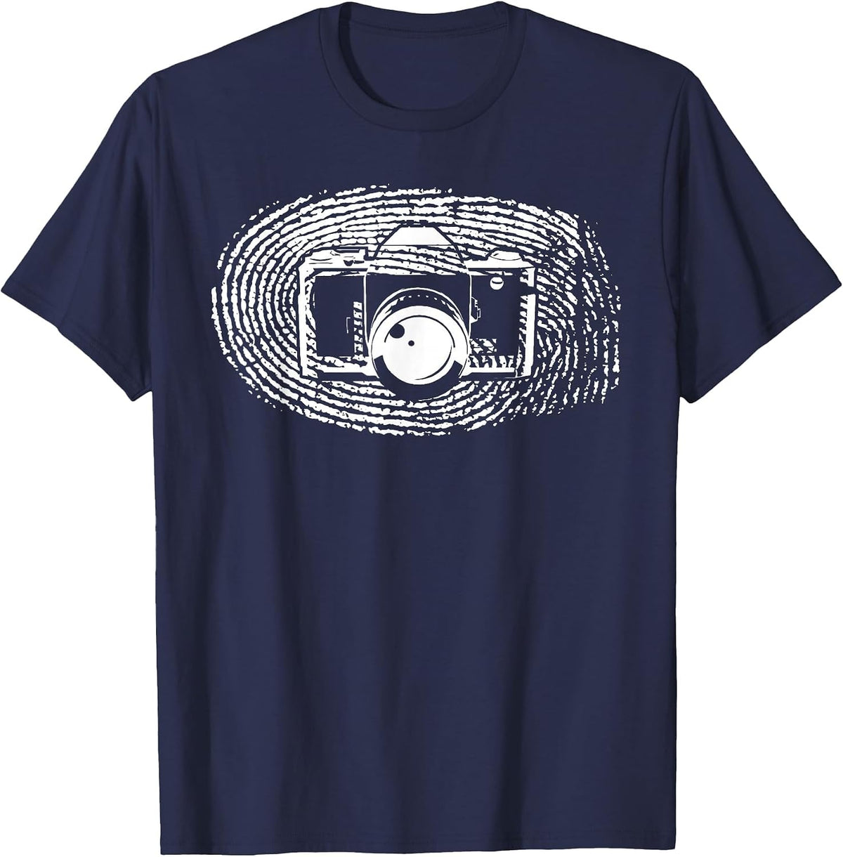 Crime Scene Photographer Forensic Photography T-Shirt - Navy Blue