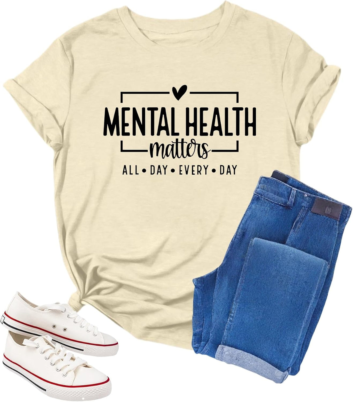 Mental Health Awareness Shirt Women Mental Health Shirt Therapist Psychologist Tshirt Motivational Positive Gift Tops -