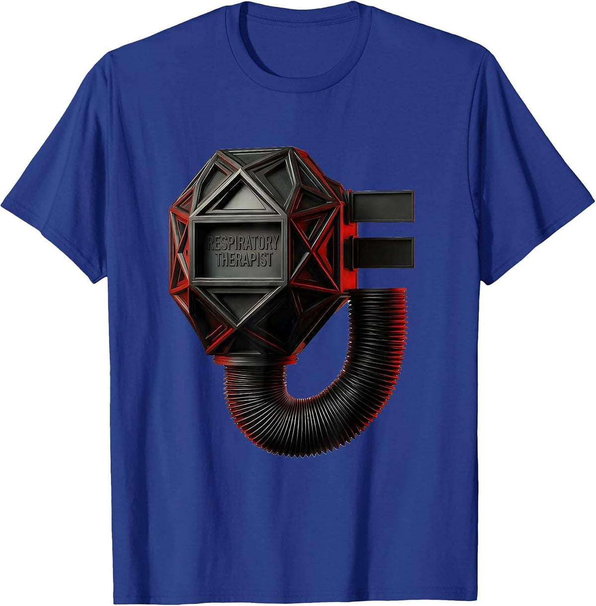 Respiratory Therapist Geometric RT Profession Pride Casual T-Shirt - Royal Blue