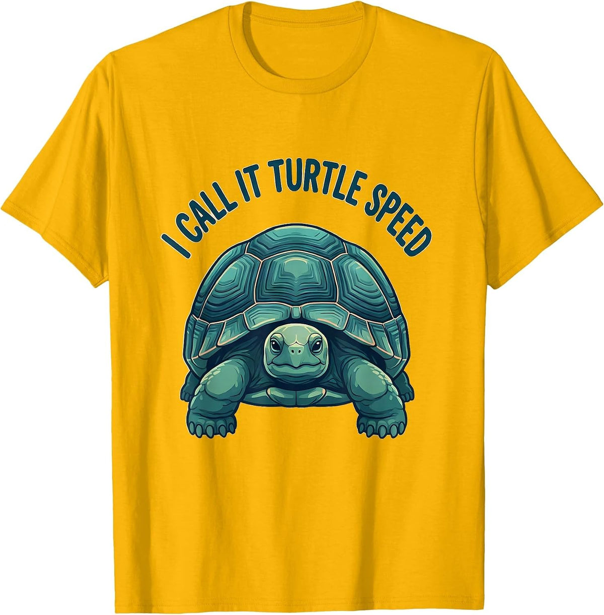 I Call It Turtle Speed Funny Tortoise Lover Gift T-Shirt - Golden Yellow