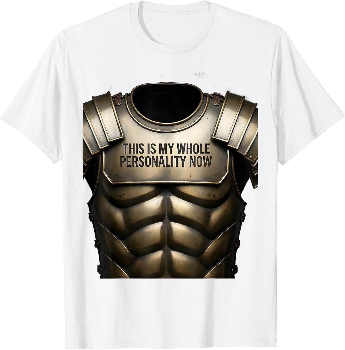 Men's This Is My Whole Personality Now Ancient Rome SPQR Latin T-Shirt - White