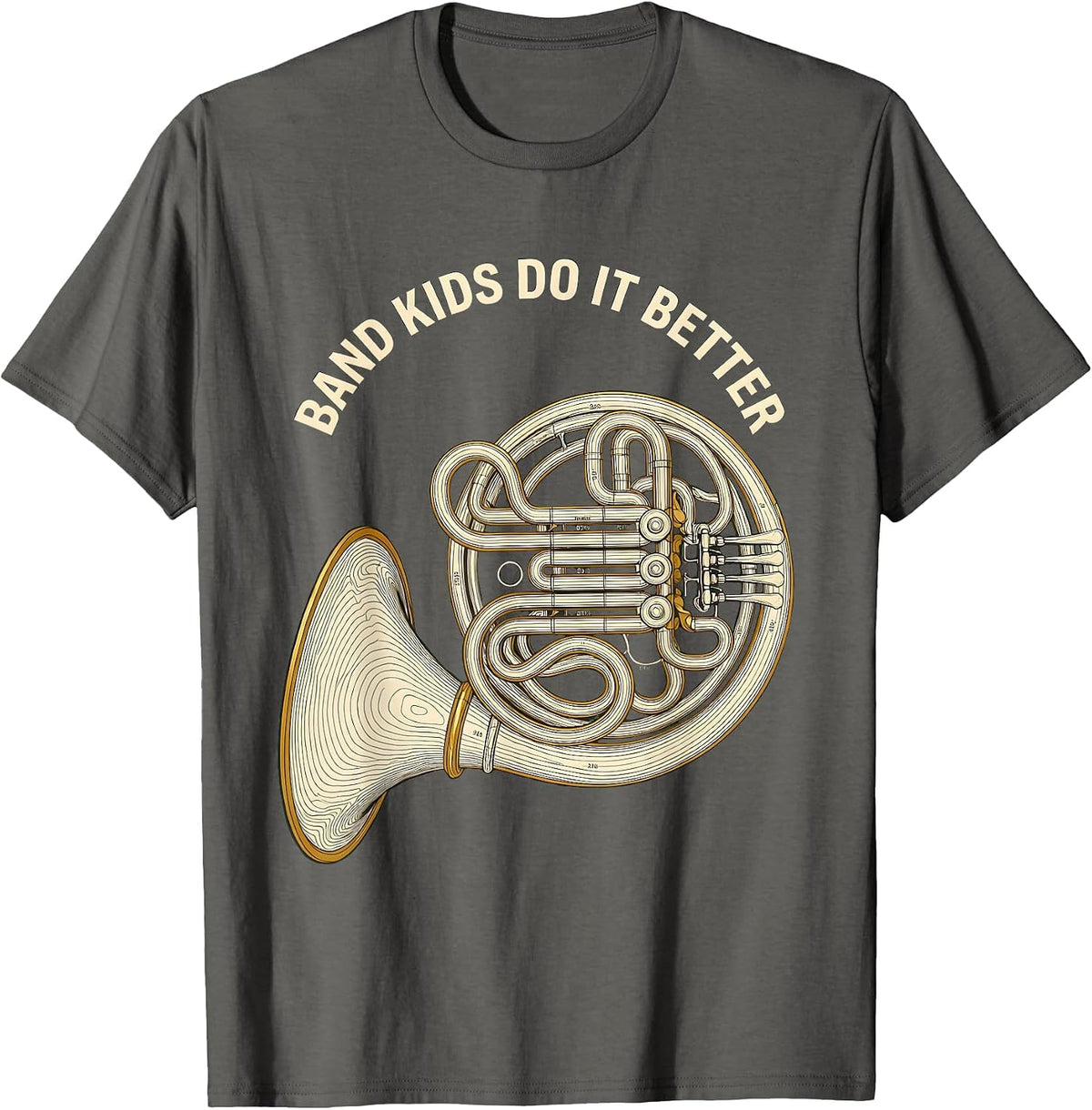 Men's Band Kids Do It Better Music Lover Design T-Shirt - Asphalt Grey