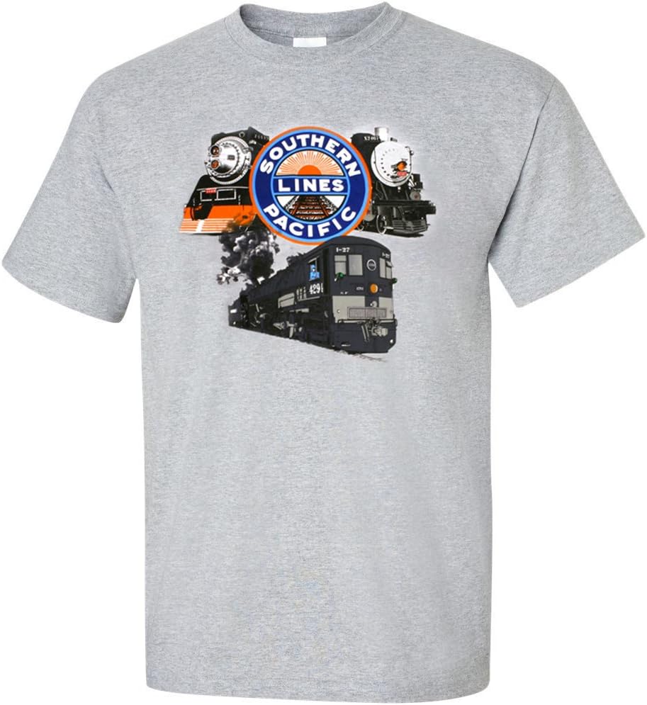 SP Triple Header Authentic Railroad T-Shirt Tee Shirt [106] - Kids Grey