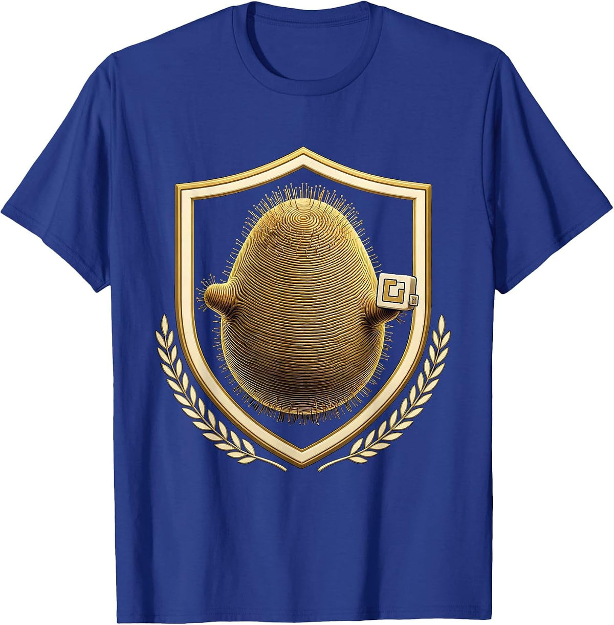 Men's Periodic Table Giant Taste Bud Science Humor T-Shirt - Royal Blue