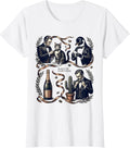 Women's Black Tie Everything Tuxedo Formal Humor Design T-Shirt - White