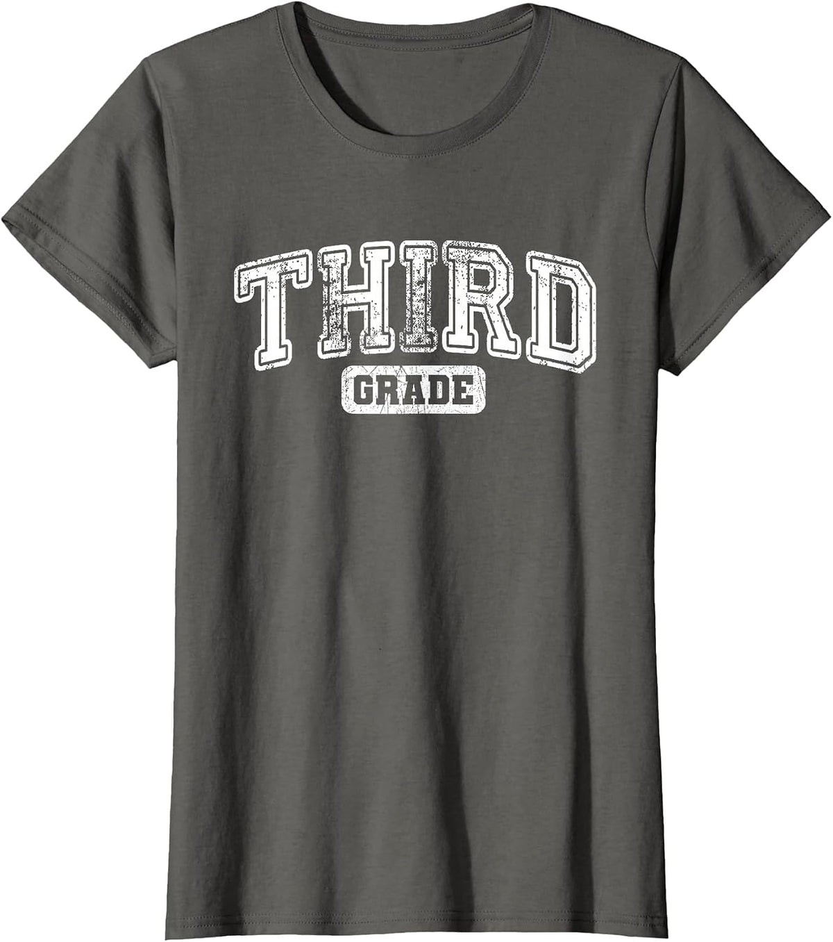 Third Grade Teacher First Day of 3rd Grade Back to School T-Shirt - Asphalt Grey