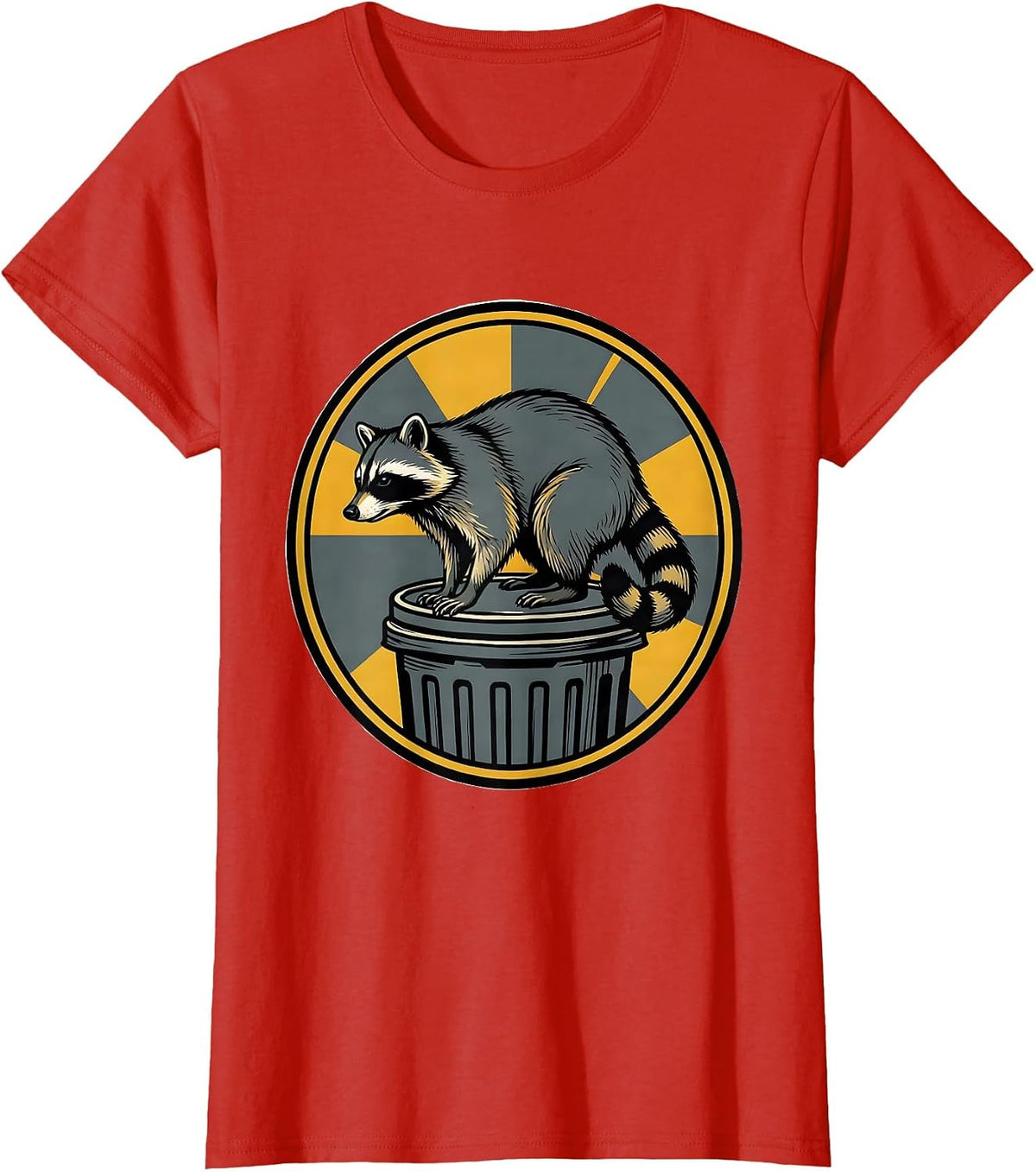 Jimothy Raccoon Funny Viral Meme Trash Panda Wildlife T-Shirt - Red