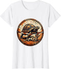 Women's Tortoise Beats Hare Finish Line Victory Graphic T-Shirt - White