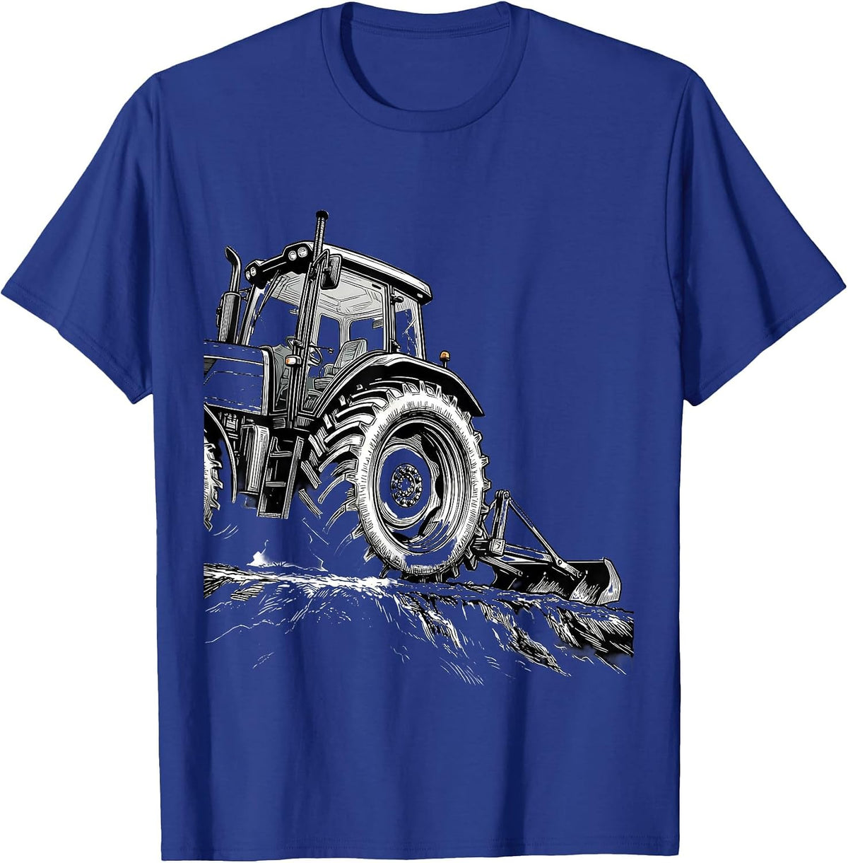 Tractor Farmer Humor Farm Life Gift T-Shirt - Royal Blue