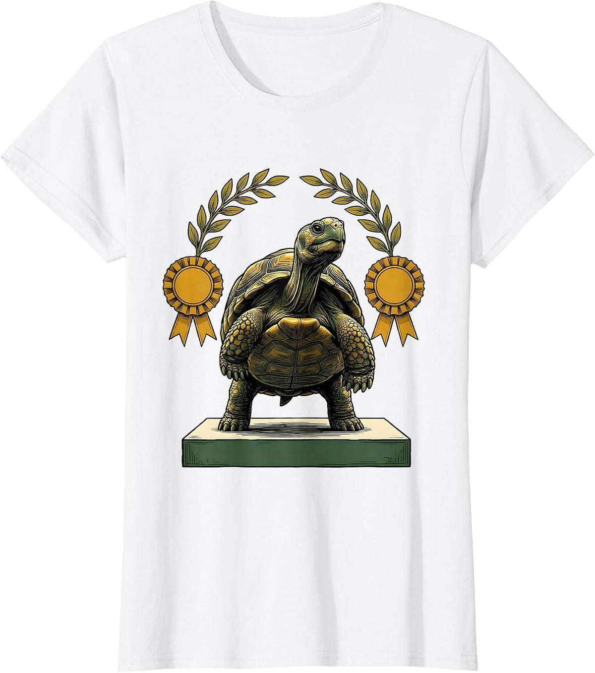 Land Tortoise Proud Pet Lover Humor T-Shirt - White