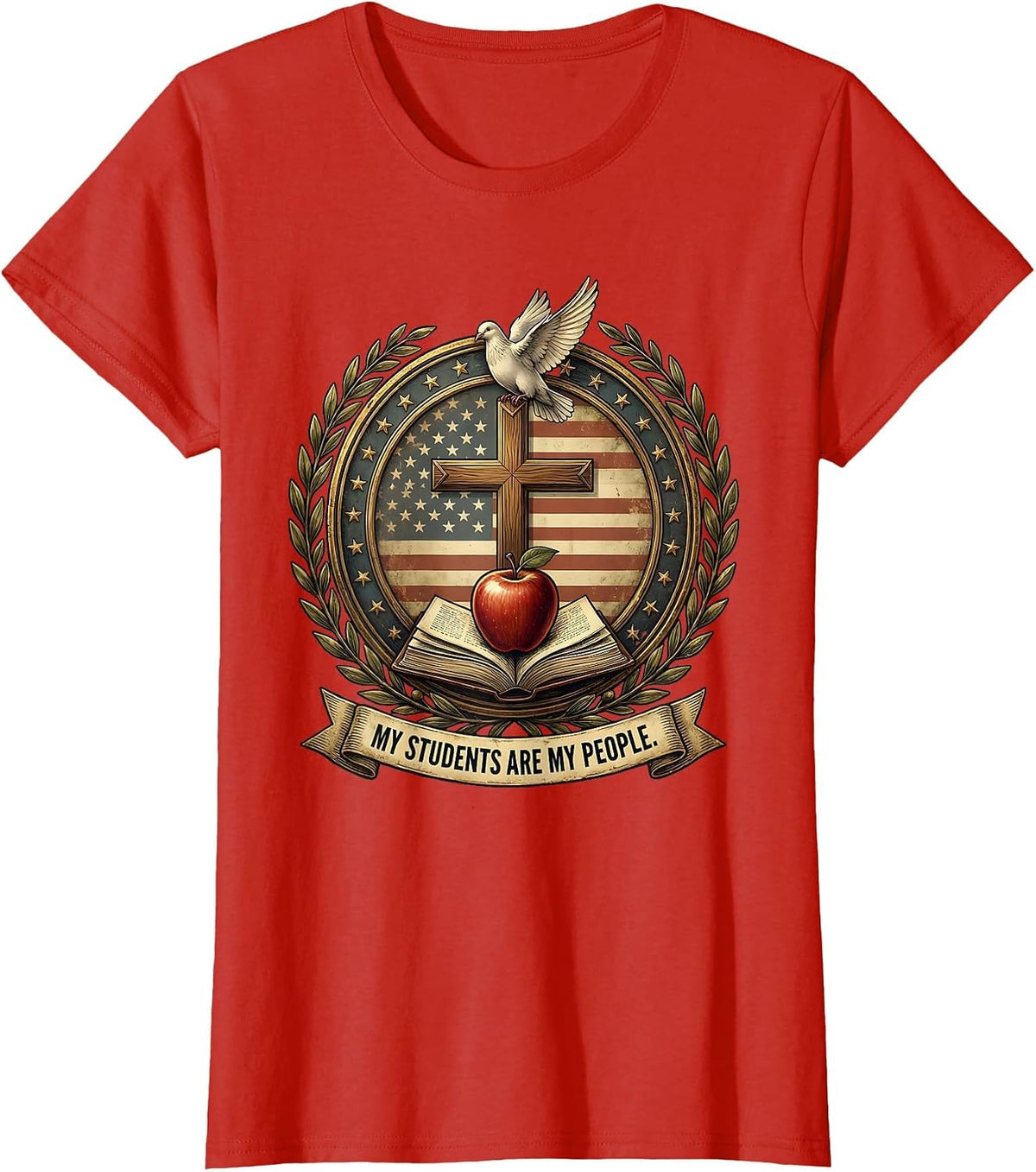 My Students Are My People 3rd Grade Teacher T-Shirt - Red