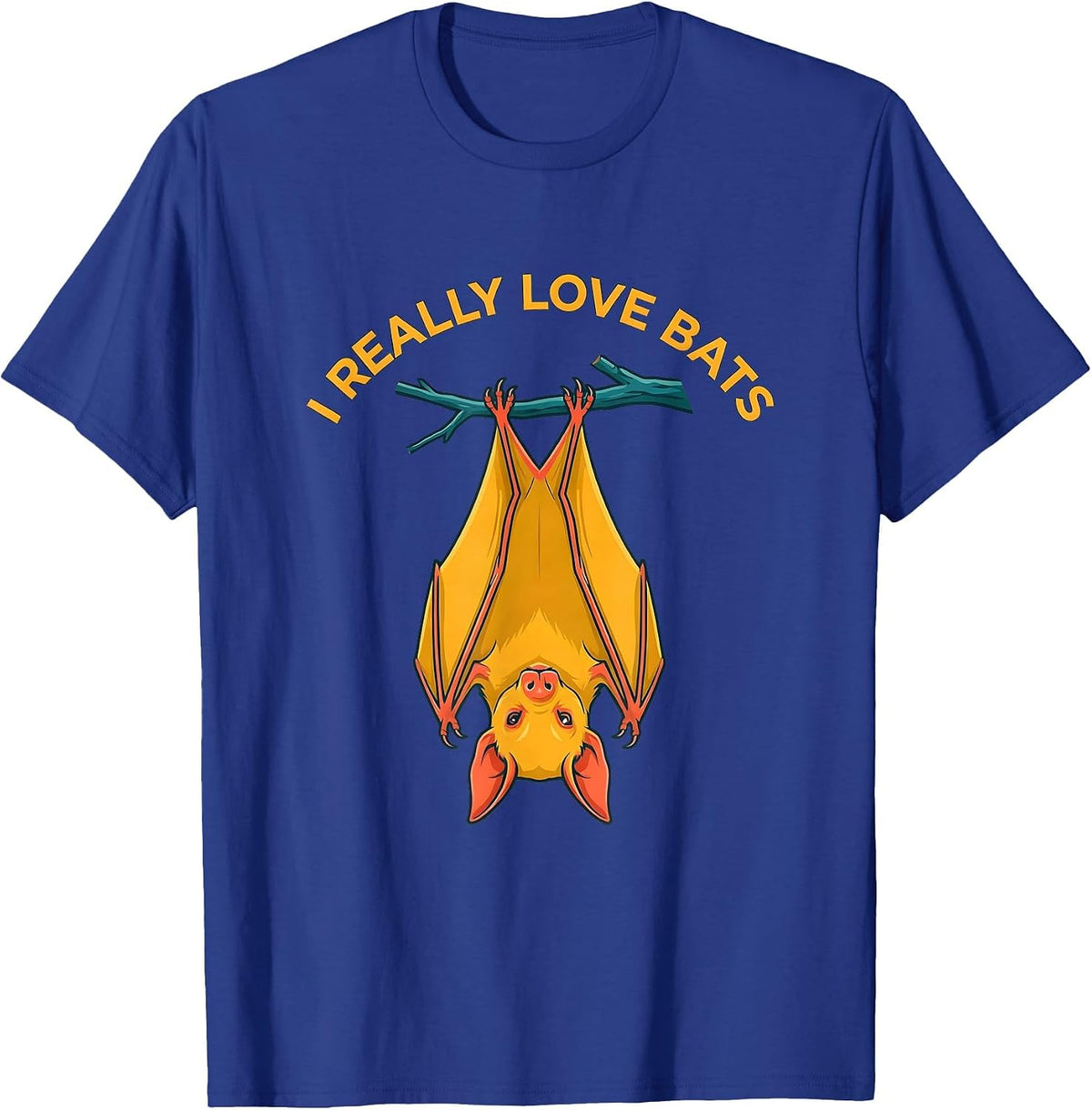 I Really Love Bats Funny Bat Lover Wildlife Conservation T-Shirt - Royal Blue
