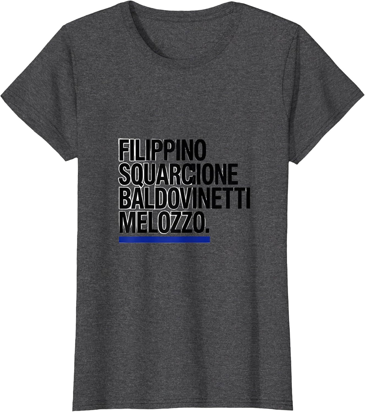 Women's Filippino Squarcione Baldovinetti Melozzo Art History T-Shirt - Dark Heather Grey