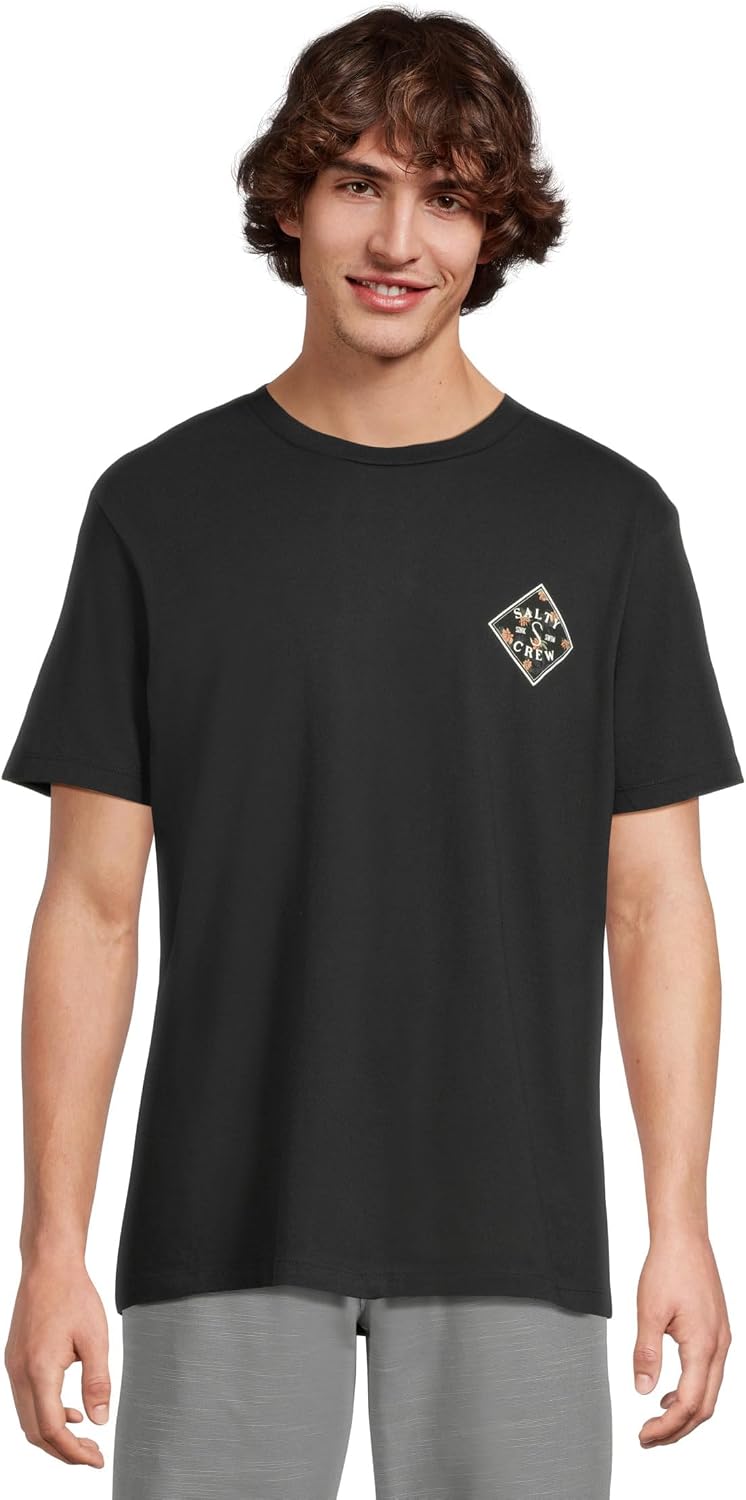 Salty Crew Men's Tippet Fill Short Sleeve Tee - Black