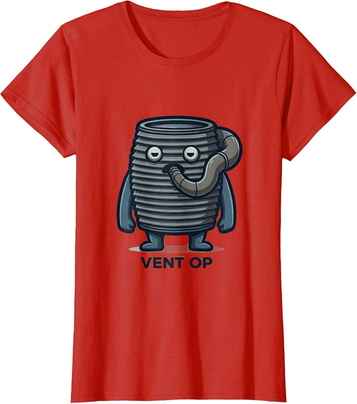 Vent Op Respiratory Therapist RT Care Week Medical T-Shirt - Red
