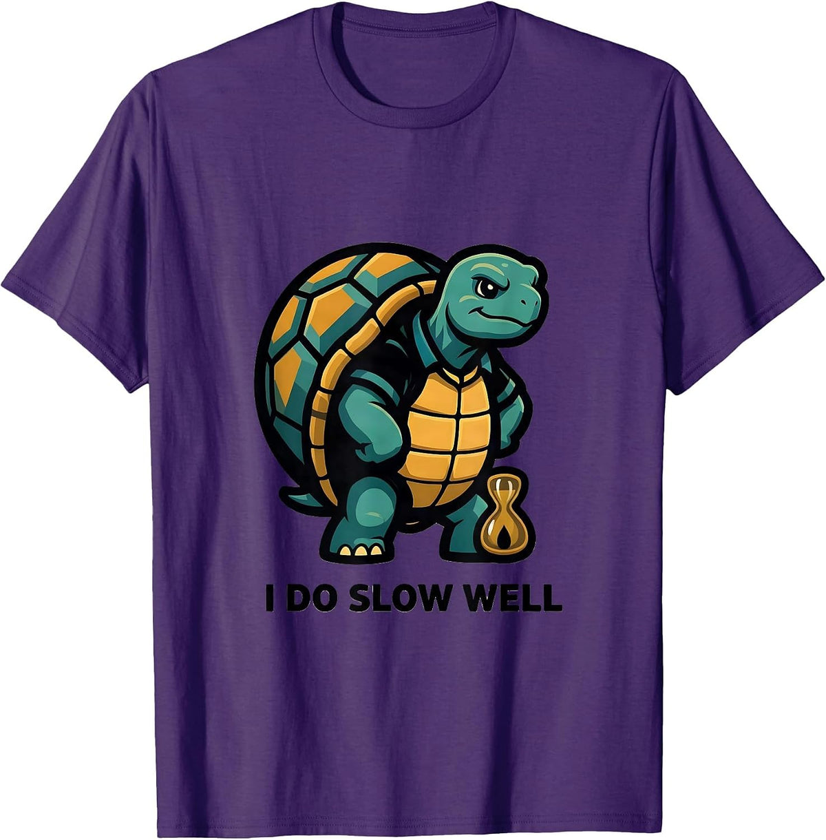 I Do Slow Well Funny Tortoise Lover Pet Owner Gift T-Shirt - Purple