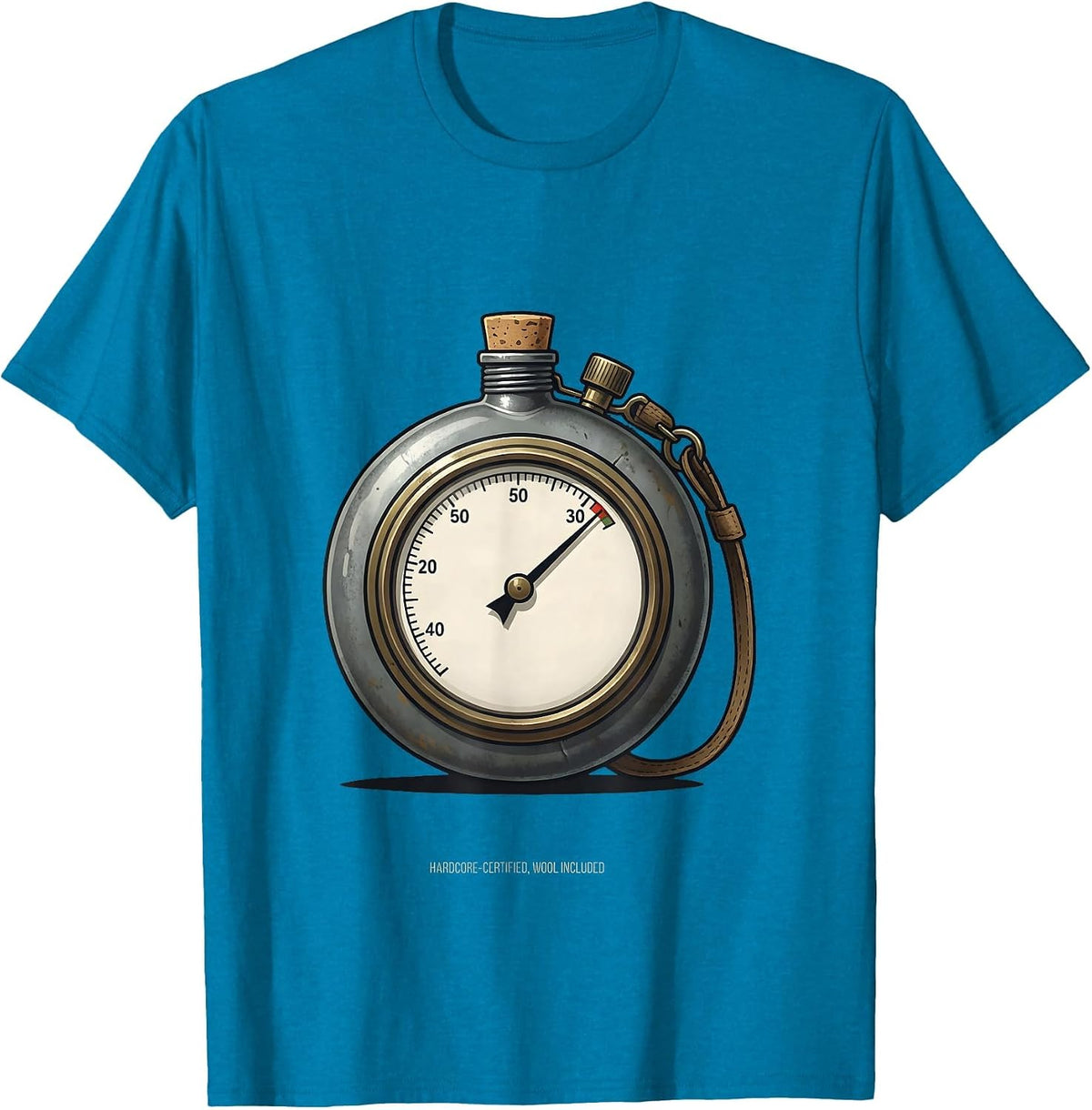 Hardcore-Certified, Wool Included Funny Civil War Reenactor T-Shirt - Sapphire Blue