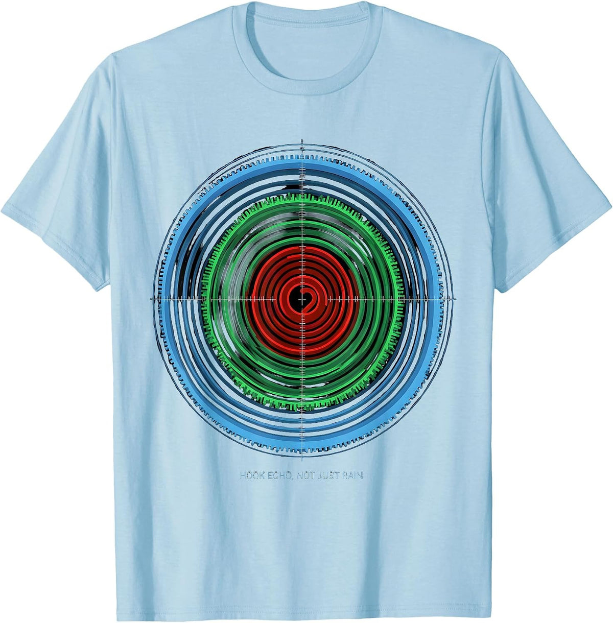 Men's Hook Echo Not Just Rain Storm Chaser Tornado Meteorologist T-Shirt - Baby Blue