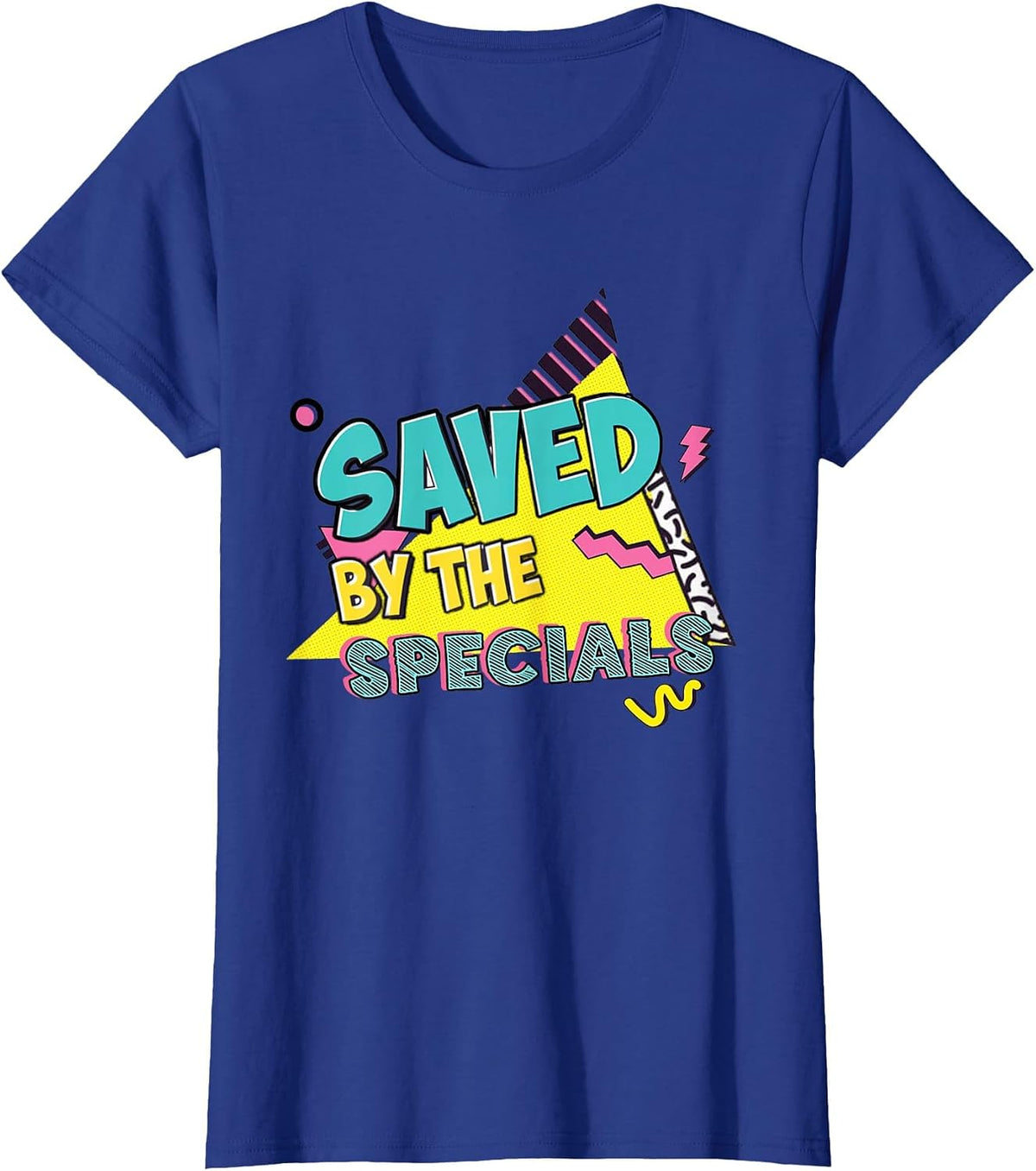 Specials Team Elementary School Teachers Cute Trendy Retro T-Shirt - Royal Blue