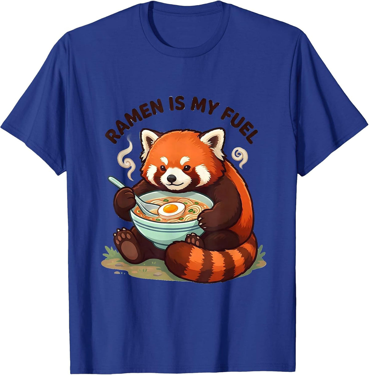 Men's Ramen Is My Fuel Cute Kawaii Panda Anime Food Lover T-Shirt - Royal Blue