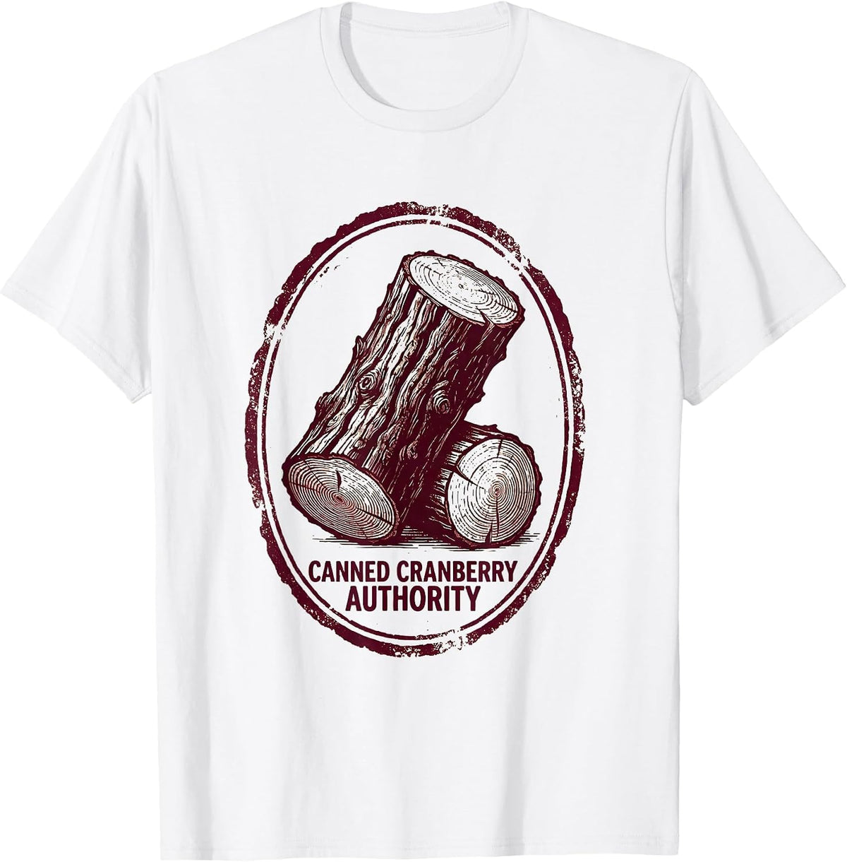 Men's Canned Cranberry Authority Funny Thanksgiving Food Matching T-Shirt - White