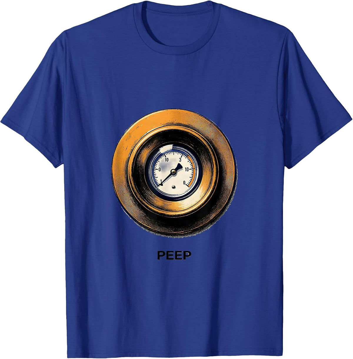 PEEP Professional Respiratory Therapist RT Humor T-Shirt - Royal Blue