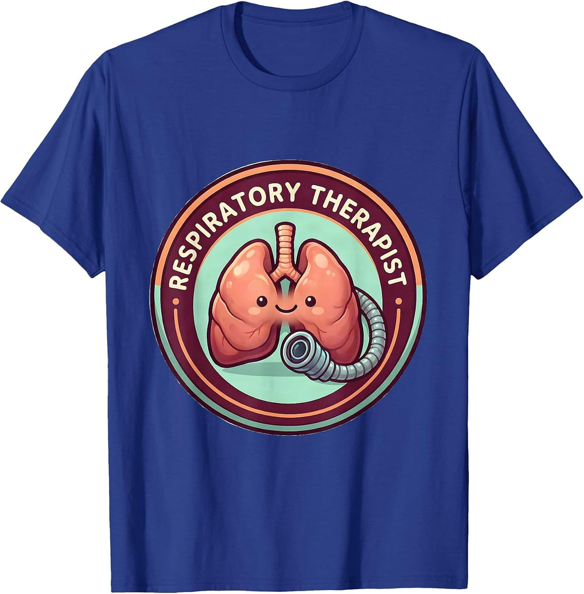 Respiratory Therapist Cute Kawaii RT Profession Pride T-Shirt - Royal Blue