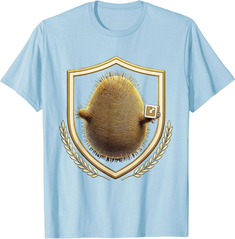 Men's Periodic Table Giant Taste Bud Science Humor T-Shirt - Baby Blue