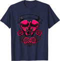 Tough Guys Wear Pink Boxer Graphic T-Shirt - Navy Blue