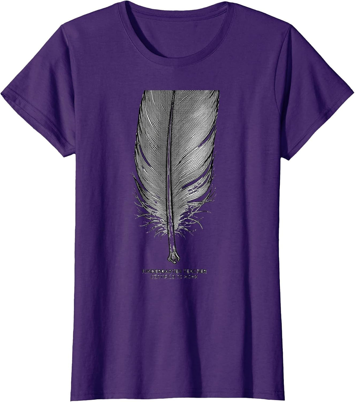 Women's Kindergarten Teacher Certified To Honk Funny Teacher T-Shirt - Purple