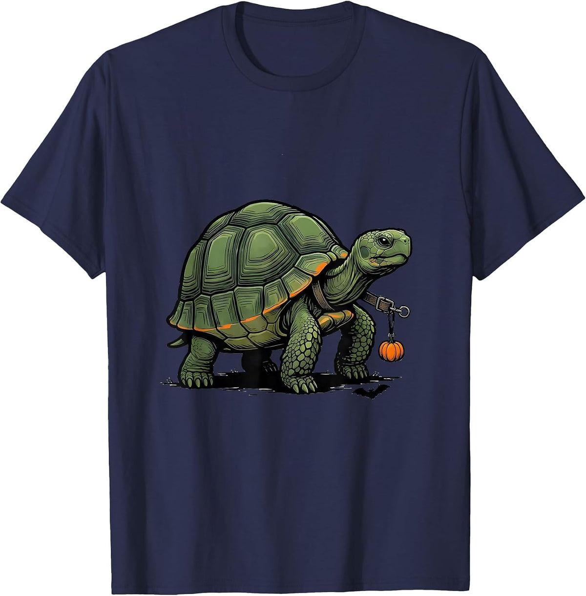 Unfastening Tortoise Halloween Costume Turtle Shell Humor T-Shirt - Navy Blue