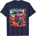 Japanese Chihuahua Dog Samurai Men, Women, Kids T-Shirt - Navy Blue