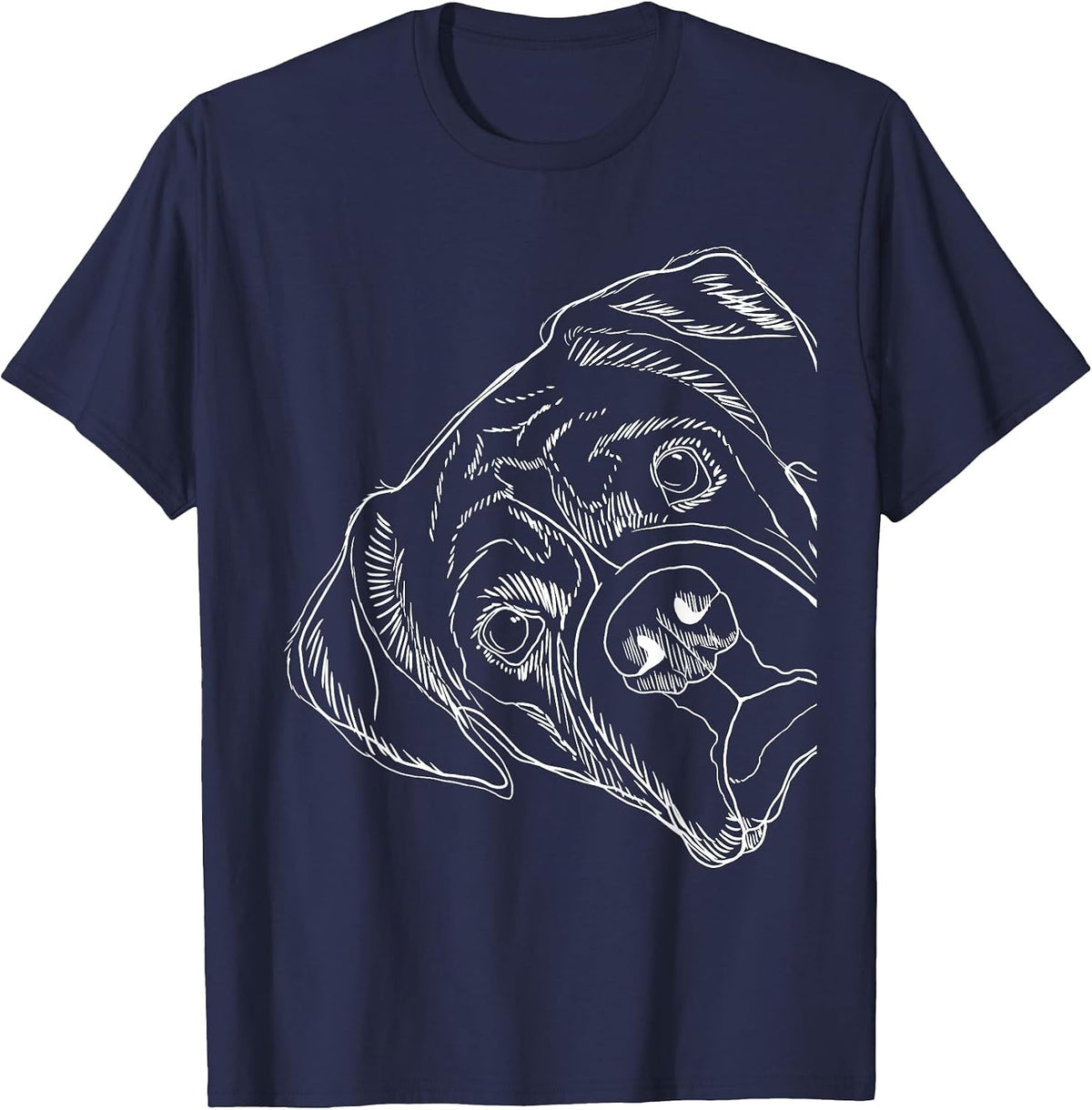 Funny Dog German Boxer T-Shirt - Navy Blue