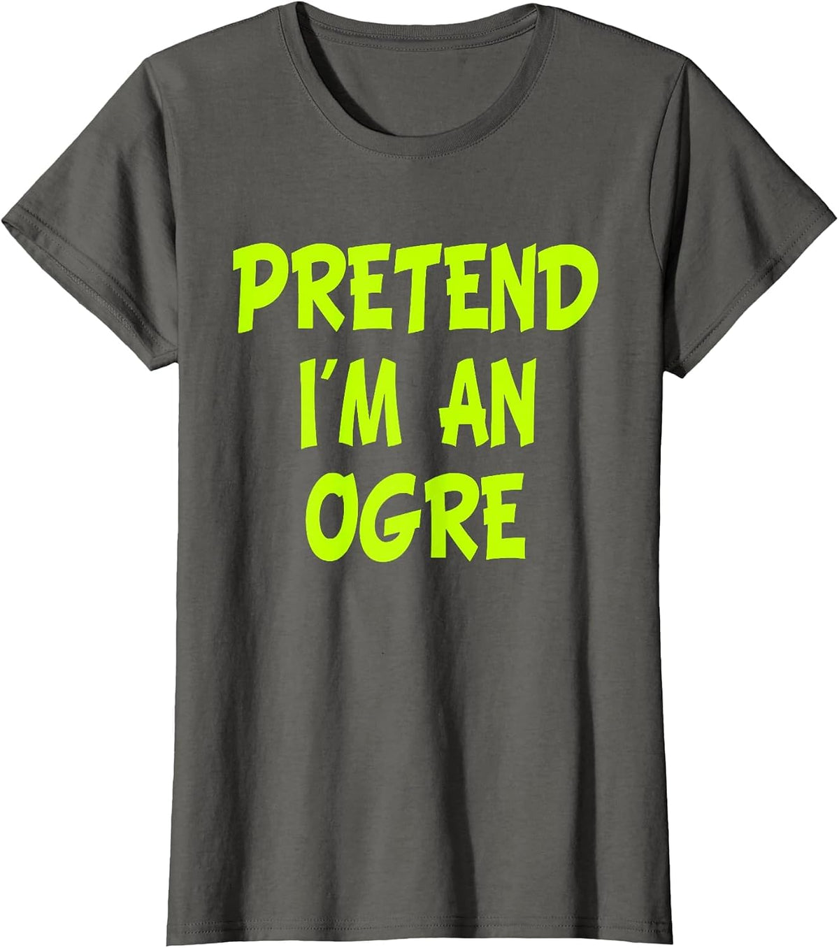 Pretend I'm an Ogre Party T-Shirt - Asphalt Grey