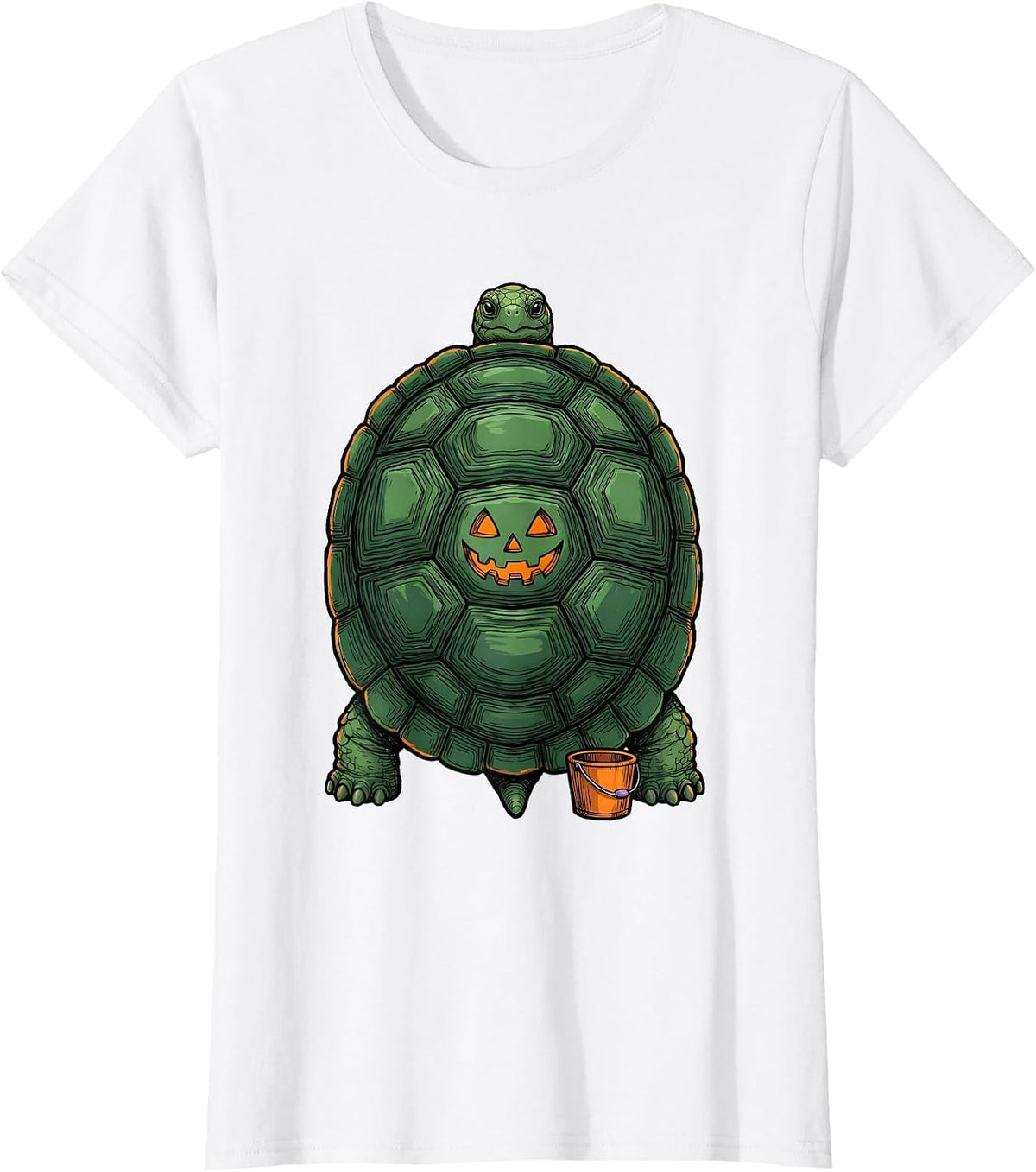 Women's Domed Tortoise Shell Halloween Costume T-Shirt - White
