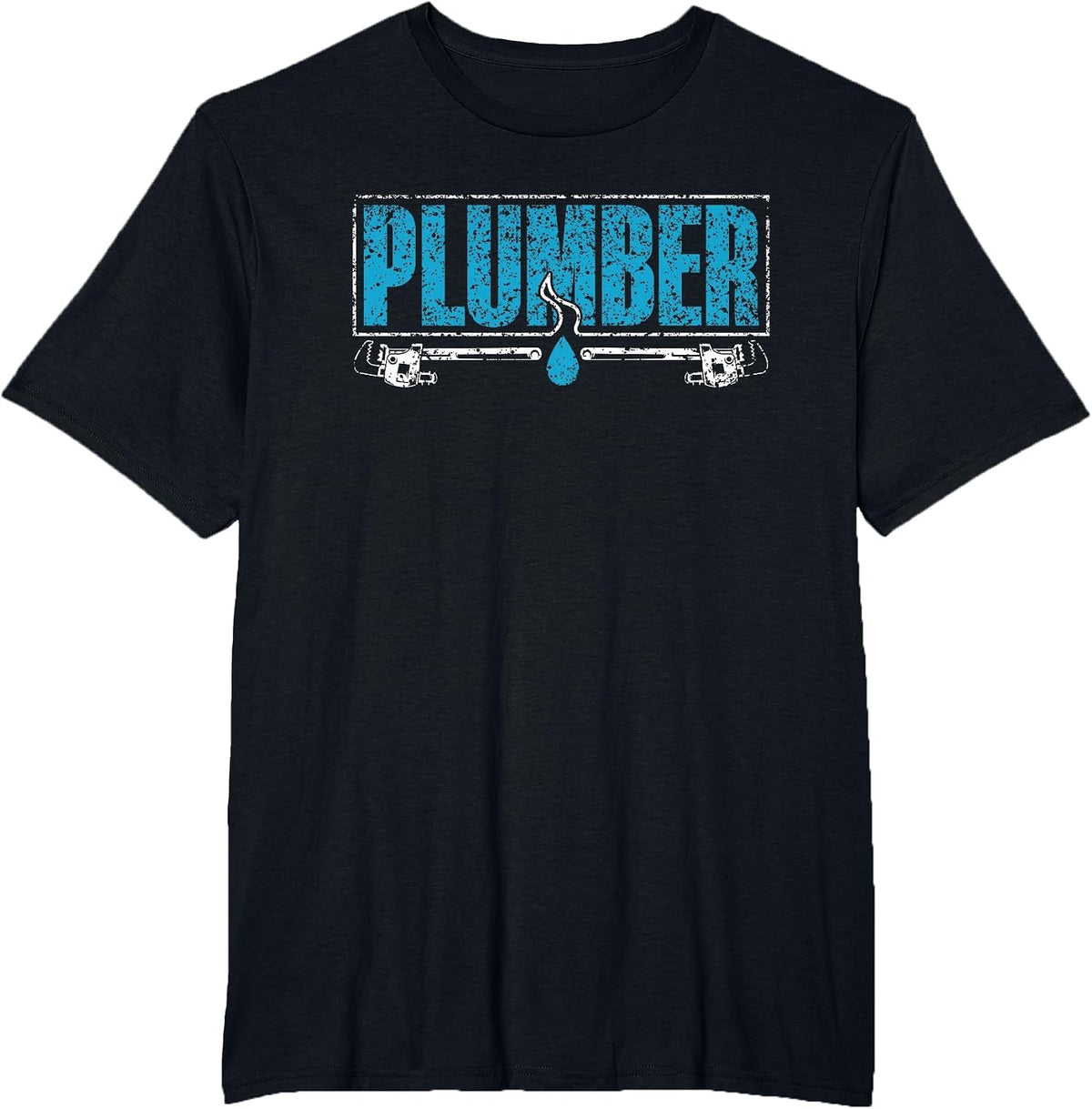 Plumber Plumbers Pipefitter Plumbing Pipe T-Shirt - Black
