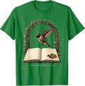 Men's I Give Hummingbirds My Time Vintage Bird Lover Hummingbird T-Shirt - Kelly Green