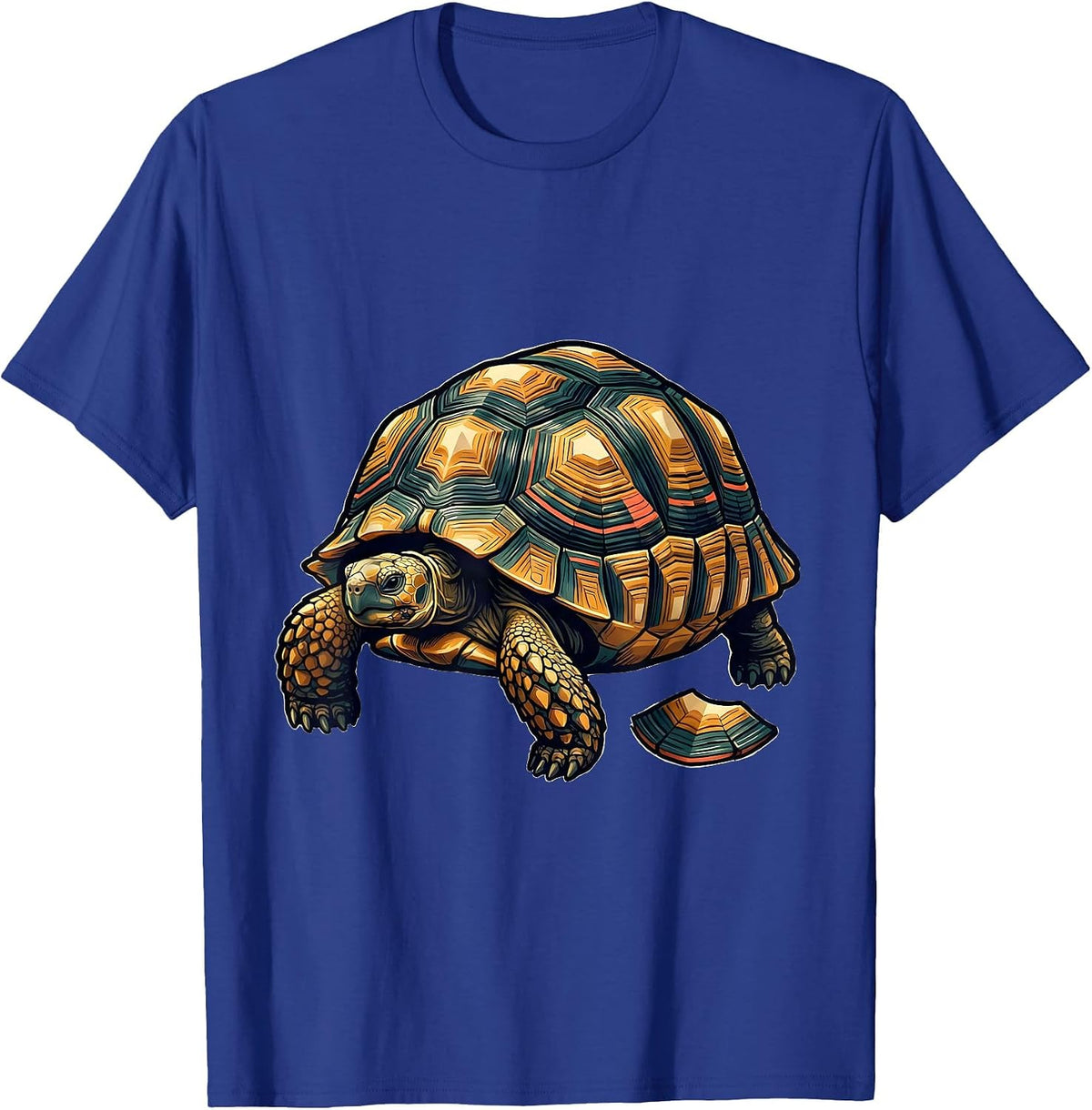 Indian Star Tortoise Reptile Lover Novelty Animal Fan T-Shirt - Royal Blue