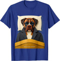 Boxer Official Sleepshirt Dog Breed Pajama Nightgown T-Shirt - Royal Blue
