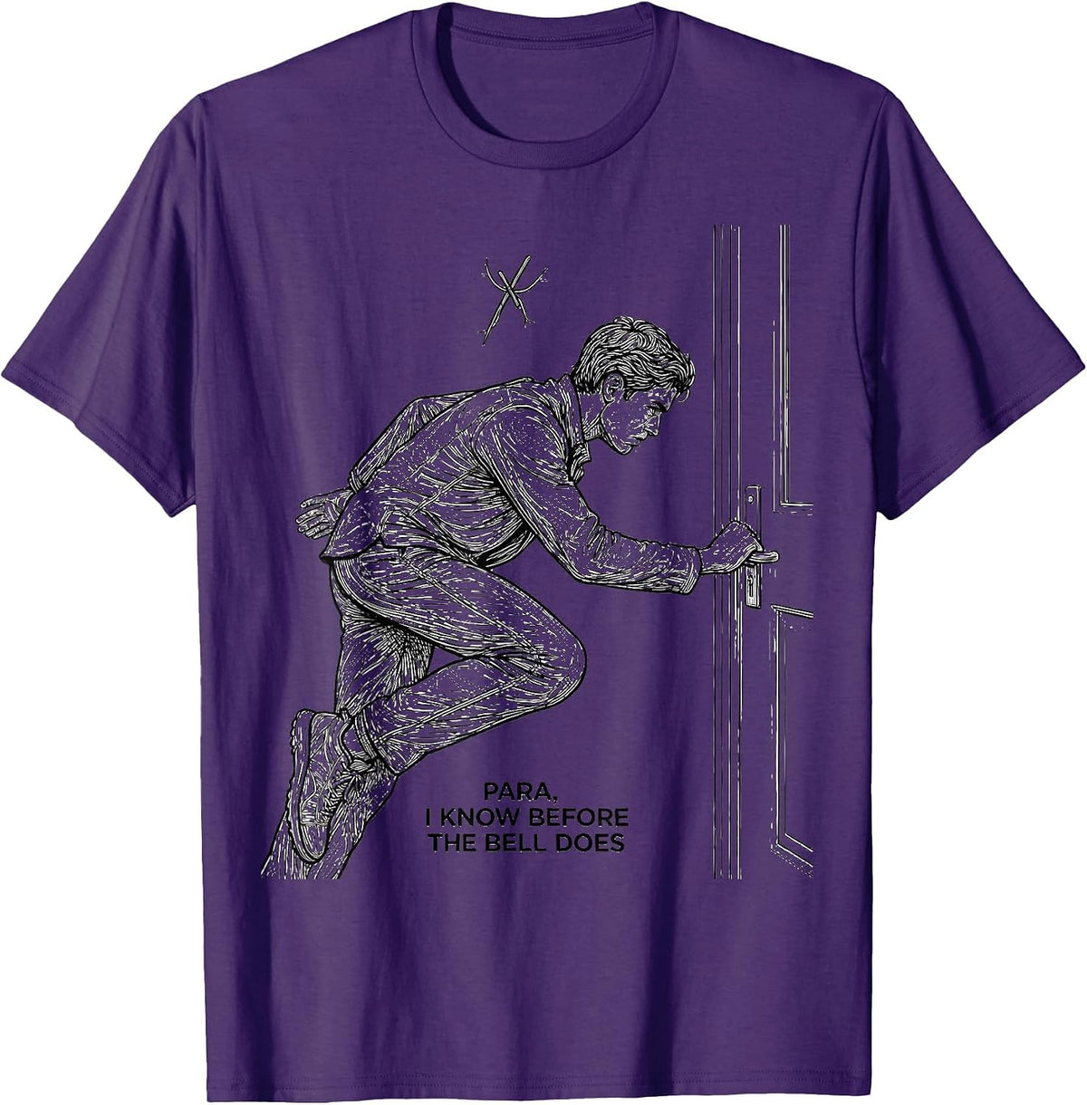Para I Know Before The Bell Does Funny Paraprofessional T-Shirt - Purple
