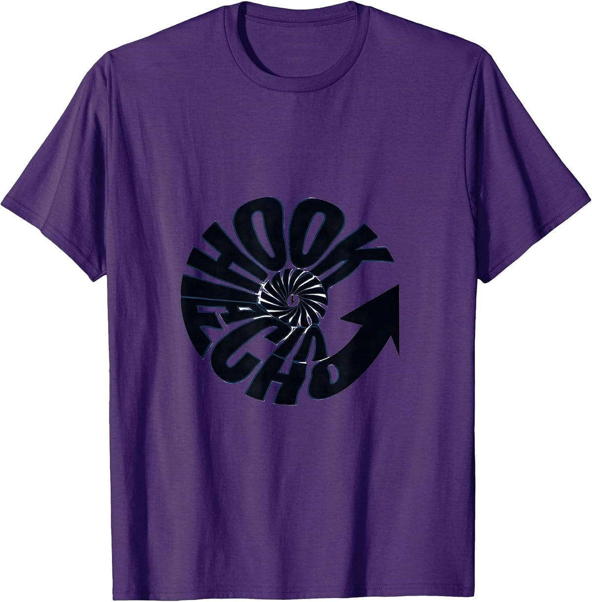 Hook Echo Funny Storm Chaser Tornado Meteorology Enthusiast T-Shirt - Purple