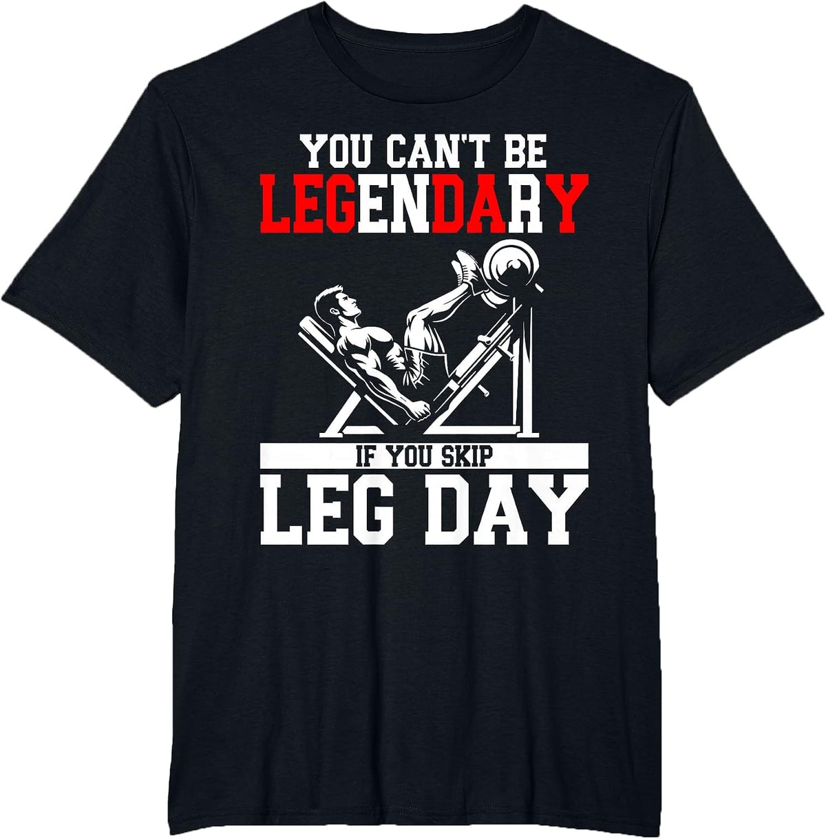 Leg Day T-Shirt - Black