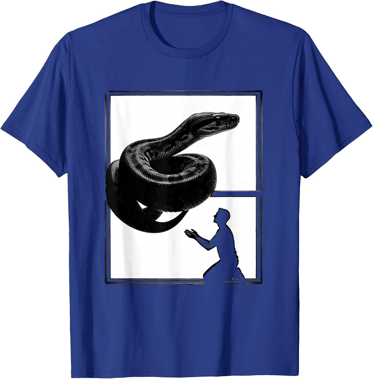 Ball Python Terrarium Keeper Reptile Lover Humor T-Shirt - Royal Blue